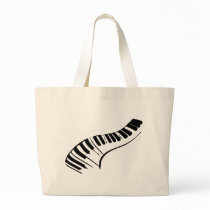 Piano Keys Canvas Bag