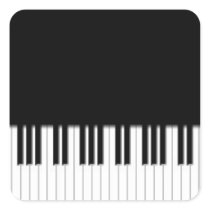 Piano Keys black & white