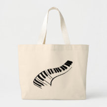 Piano Keys Canvas Bag