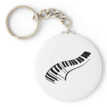 Piano Keys Keychain