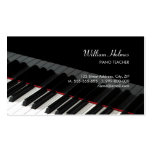 Piano Keys Music business card