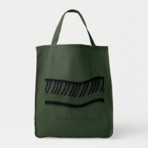 PIANO KEYS Music Lover Carry Tote Bag