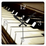 Piano Keys Music Lover's Wall Clock