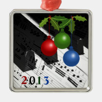 Piano Keys & Notes | Christmas Ornaments ornaments