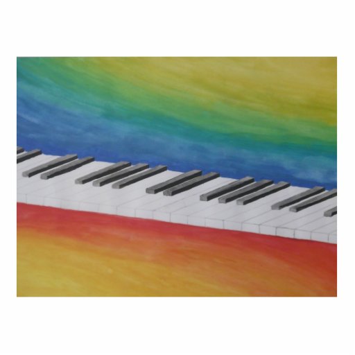 Piano Keys Photo Cutouts