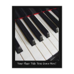 Piano Keys Photograph flyers