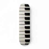 Piano Keys Custom Skateboard