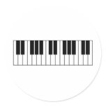 Piano Keys Stickers
