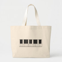 Piano Keys Tote Bags