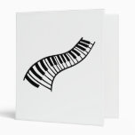 Piano keys vinyl binder