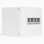 Piano keys vinyl binder