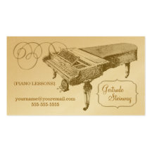 Piano Lesson Business Card