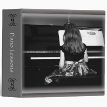 Piano Lesson or Music Sheets Book Vinyl Binders