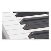 Piano or Organ Keyboard Keys Rectangular Sticker