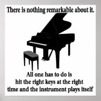 Piano Player Poster Pianist Musician