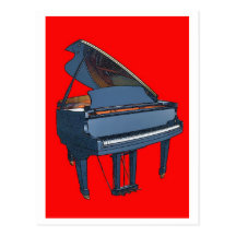 Piano Post Cards