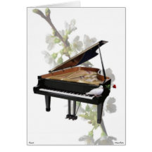 Piano -Romantic Music- Card