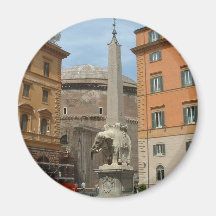 Piazza Minerva - Rome Fridge Magnets