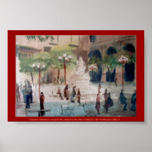 PIAZZA REGINA, MALTA  PRINT