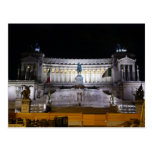 Piazza Venezia at night Post Cards