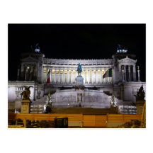 Piazza Venezia la nuit Carte Postale