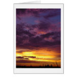 Picacho Peak Sunset Greeting Cards