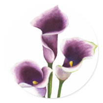 Picasso Lily Art Sticker