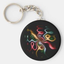 Picasso Rose Key Chain