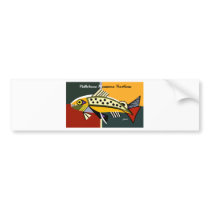 Picasso Trout Bumper Sticker