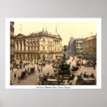 Piccadilly Circus, Antique London England UK. posters