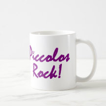Piccolos Rock - Purple Lettering Mug