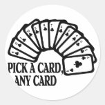 Pick A Card stickers