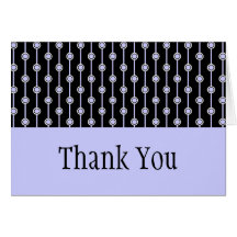 PICK-A-COLOR Dots And Stripes Thank You Card