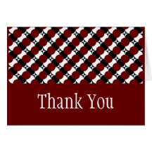 PICK-A-COLOR Funky Dots Thank You Card