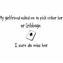Pick Girlfriend or Cribbage Acrylic Cut Out