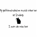 Pick Girlfriend or Cruising Acrylic Cut Out