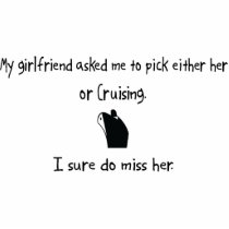 Pick Girlfriend or Cruising Acrylic Cut Out
