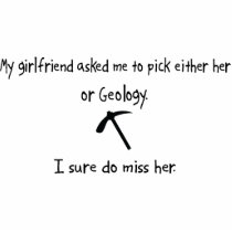 Pick Girlfriend or Geology Photo Cutouts