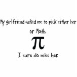 Pick Girlfriend or Math photo sculptures