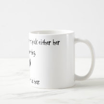 Pick Girlfriend or Meat Cutting Mug