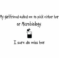 Pick Girlfriend or Microbiology Acrylic Cut Out