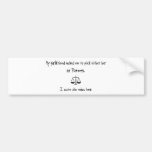 Pick Girlfriend or Patents Bumper Stickers