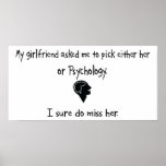 Pick Girlfriend or Psychology Print