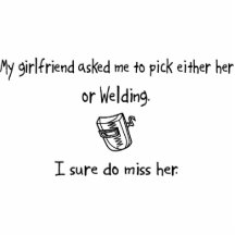 Pick Girlfriend or Welding Photo Cut Out