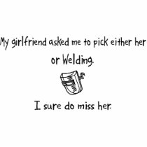 Pick Girlfriend or Welding Photo Cut Out