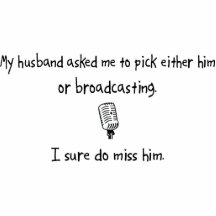 Pick Husband or Broadcasting Photo Cutout