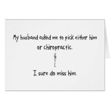 Pick Husband or Chiropractic Cards
