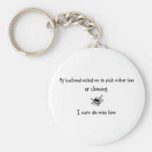 Pick Husband or Cleaning Keychains