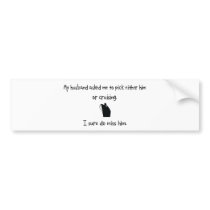 Pick Husband or Cruising Bumper Stickers