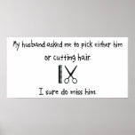 Pick Husband or Cutting Hair posters